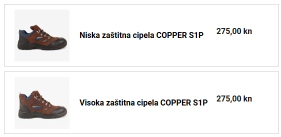 zaštitna cipela COPPER